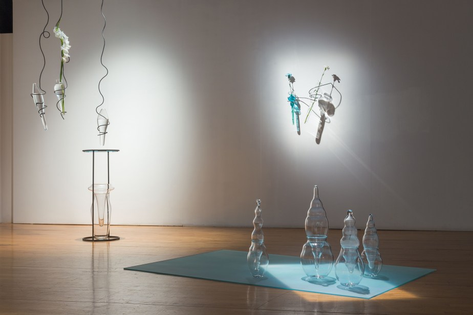 installation view blown glass sculpture exhibition